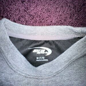 Girls gray sweatshirt size medium 7/8 MTA SPORT